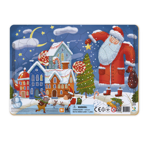 Christmas Themed Puzzles and Stickers