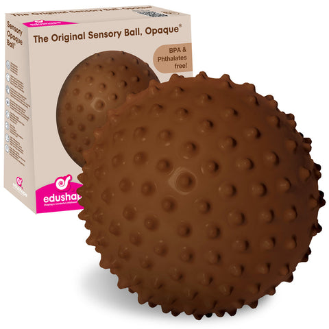 Edushape 18cm Sensory Ball - Boho Chic - Brown