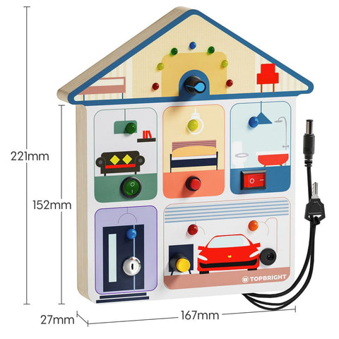 TOPBRIGHT Busy Board House