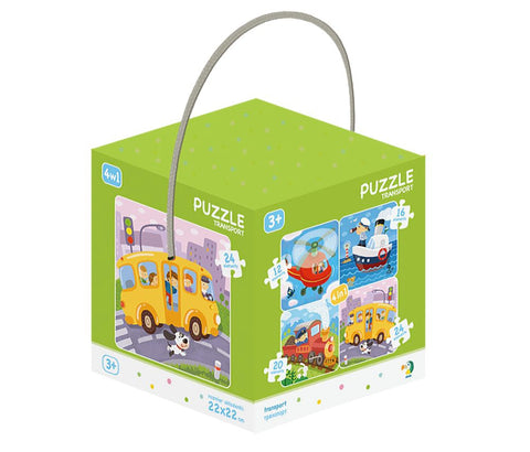 Dodo Puzzle 4 in 1 Transport