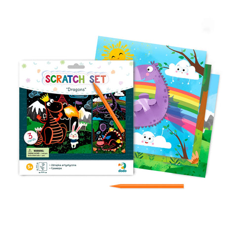 Dodo Scratch Set Dragons