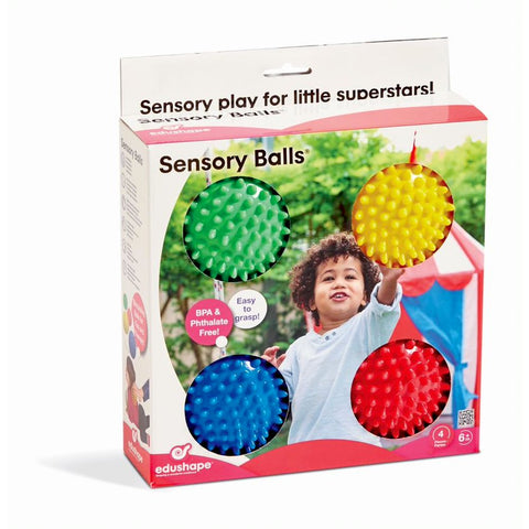 Edushape Sensory Ball 10cm - Pack of 4