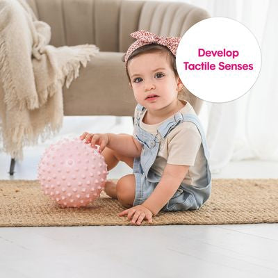 Edushape 18cm Sensory Ball - Boho Chic - Pink