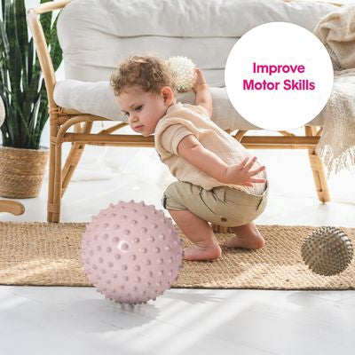 Edushape 18cm Sensory Ball - Boho Chic - Pink