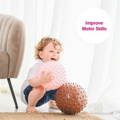 Edushape 18cm Sensory Ball - Boho Chic - Pink