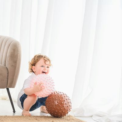 Edushape 18cm Sensory Ball - Boho Chic - Pink