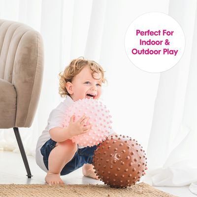 Edushape 18cm Sensory Ball - Boho Chic - Pink