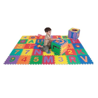 Edushape Letters & Numbers - 36 Foam Playtiles