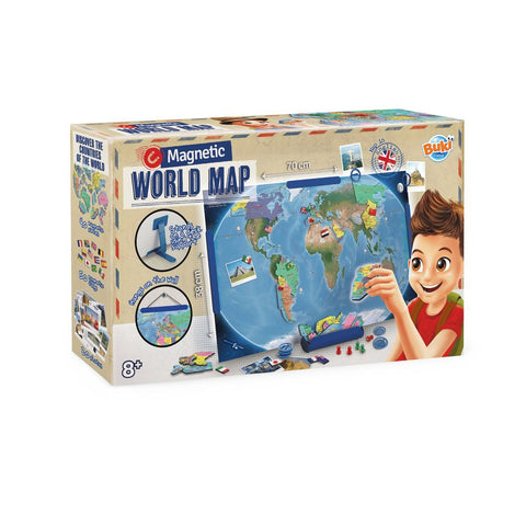 Buki France Magnetic World Map