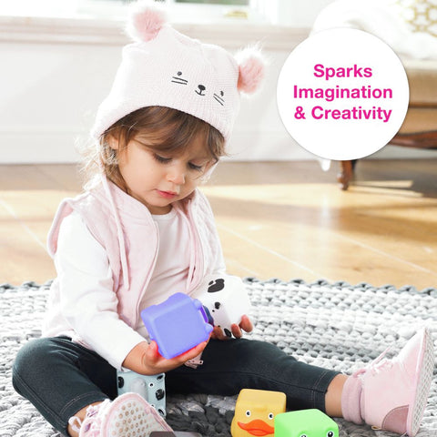 Edushape Soft & Squeezy Critter Blocks