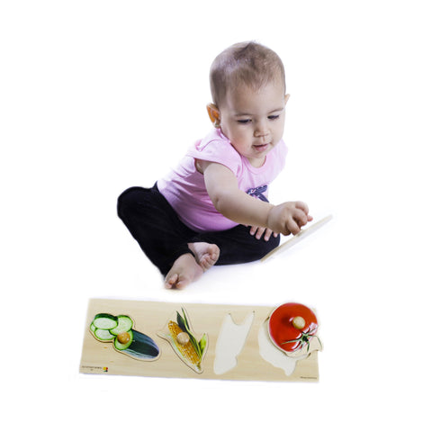 Doron Layeled Giant Vegetable Peg Puzzle