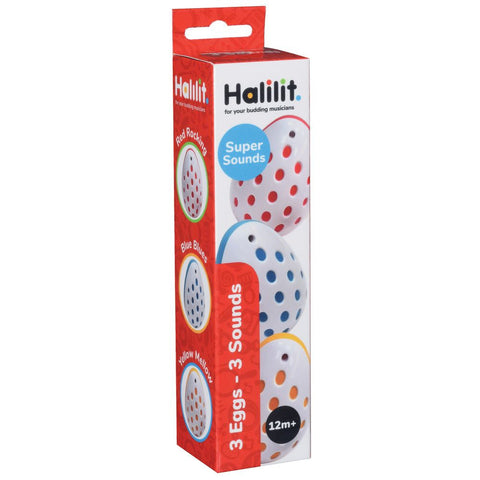 Halilit Egg Shakers - Pack of 3