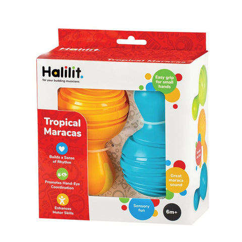 Halilit Tropical Maracas (Colours Vary)