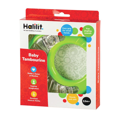 Halilit Baby Tambourine (Colours Vary)