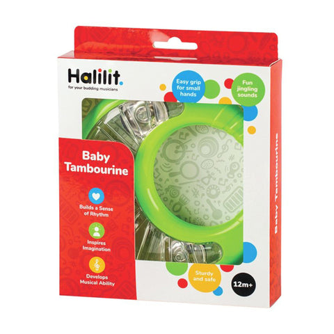 Halilit Baby Tambourine (Colours Vary)
