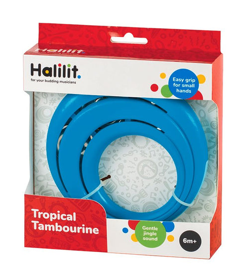 Halilit Tropical Tambourine (Colours Vary)