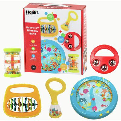 Halilit Baby's First Birthday Band Gift Set