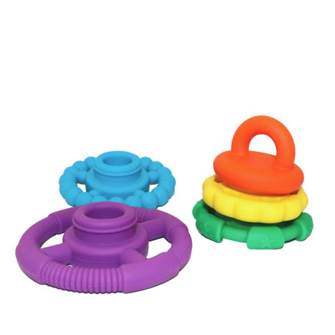 Jellystone Designs Rainbow Stacker & Teether