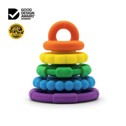 Jellystone Designs Rainbow Stacker Teether Halilit Trade jellystone-designs-rainbow-stacker-teether-halilit-trade