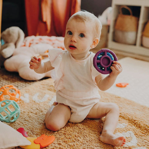 Jellystone Designs Rainbow Stacker & Teether - Rainbow