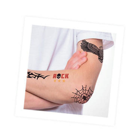 Buki France 75 Wash-Off Tattoos - Rock