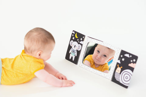 Taf Toys Tummy-Time Baby Mirror Book