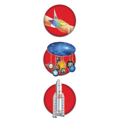 Buki France Telescope with Optical Glass & 50 Activities