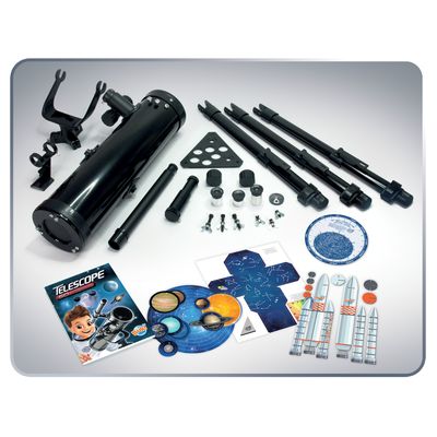 Buki France Telescope with Optical Glass & 50 Activities