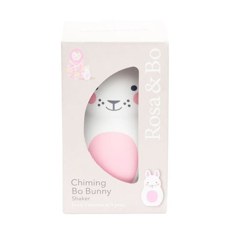 Rosa & Bo - Bo Bunny Chiming Shaker Pink