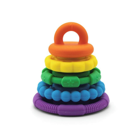 Jellystone Designs Rainbow Stacker & Teether - Rainbow