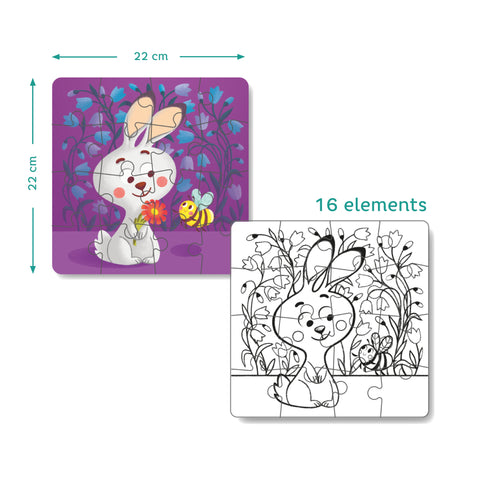 Dodo Colouring Puzzle 2 in 1 Leveret