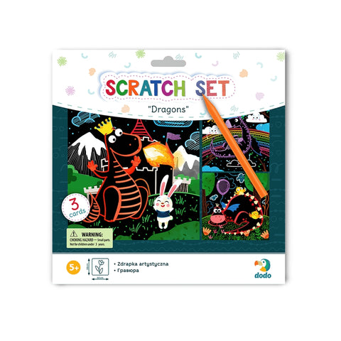 Dodo Scratch Set Dragons