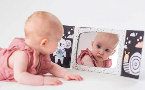 Taf Toys Tummy-Time Baby Mirror Book