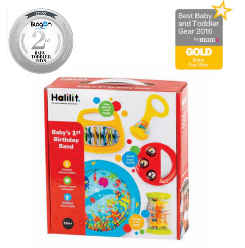 Halilit Baby's First Birthday Band Gift Set